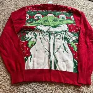 Star Wars baby yoda Christmas sweater